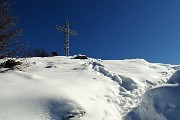Sul Monte Suchello (1541 m) in parte innevato da Costa Serina il 15 febbraio 2017 - FOTOGALLERY